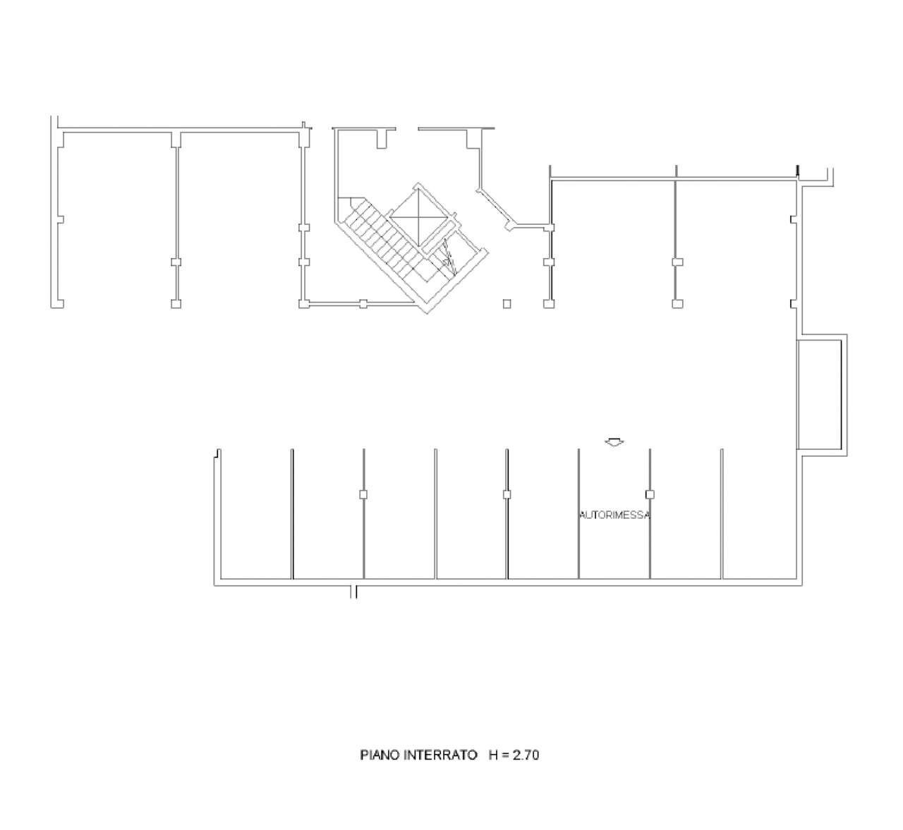 planimetria box auto - Box via Viviana Bugamelli, San Lazzaro di Savena - planimetria 1