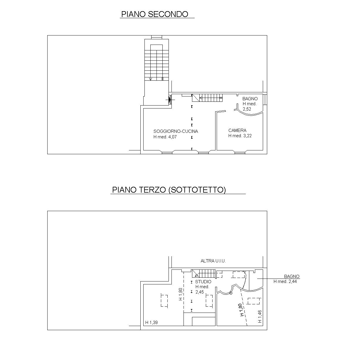 Apartment , ZONA RESIDENZIALE AD.ZE OSPEDALE MAGGIORE Bologna, Bologna (neighborhood Saffi) - floor plans 1