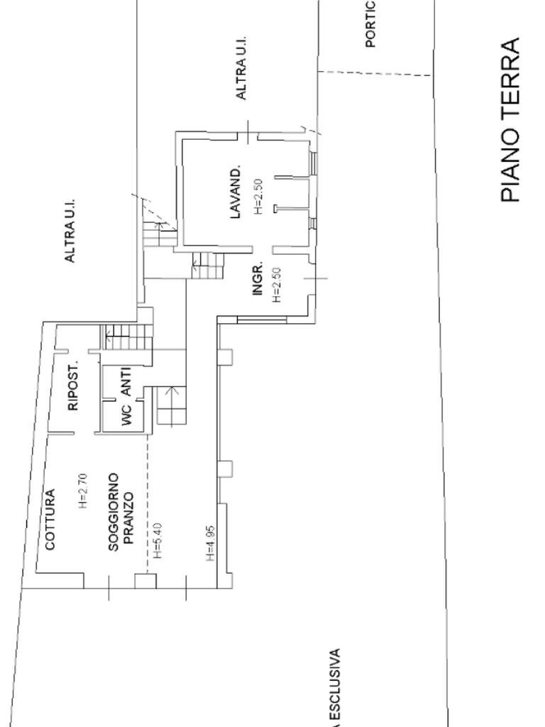 Casa indipendente Via Della Repubblica, Cavriago - planimetria 1