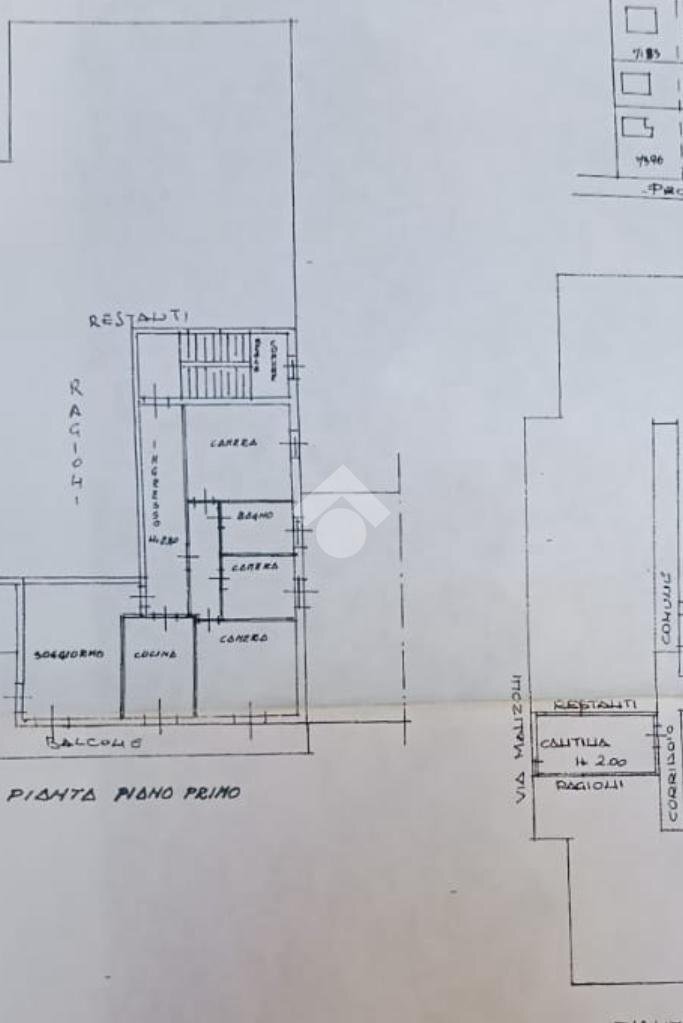 Quadrilocale Via Alessandro Manzoni, Quattro Castella - planimetria 1