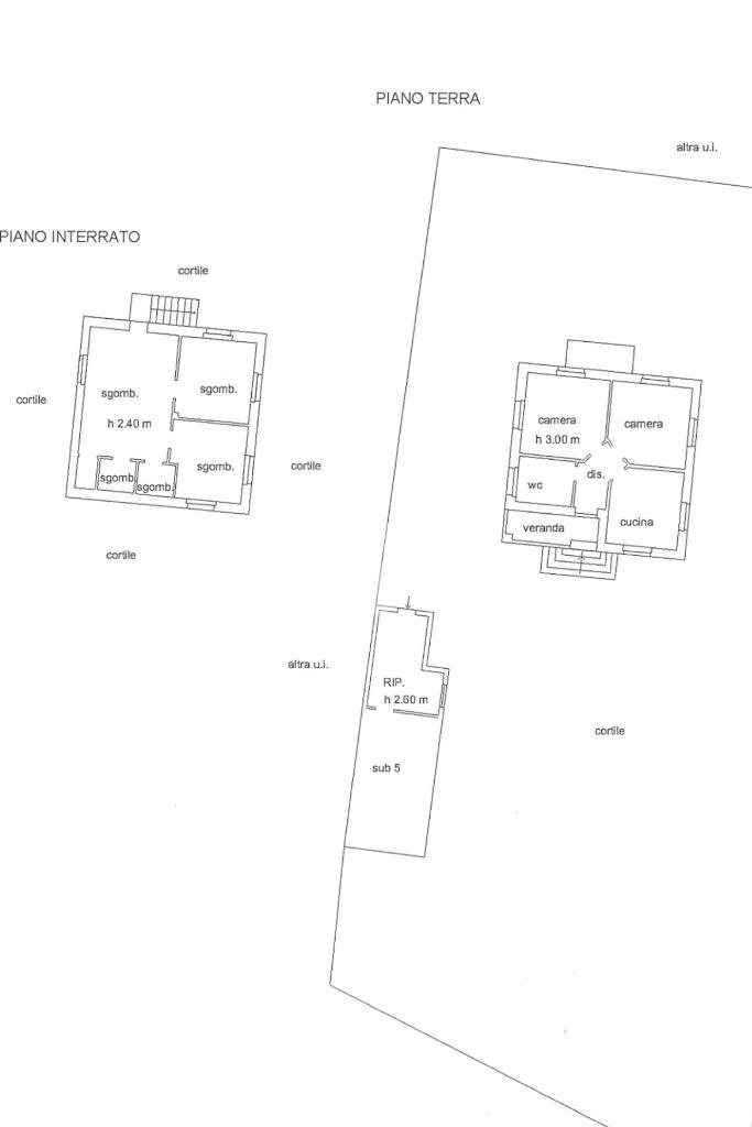 Independent house Via Bruno Buozzi, Sezzadio - floor plans 1