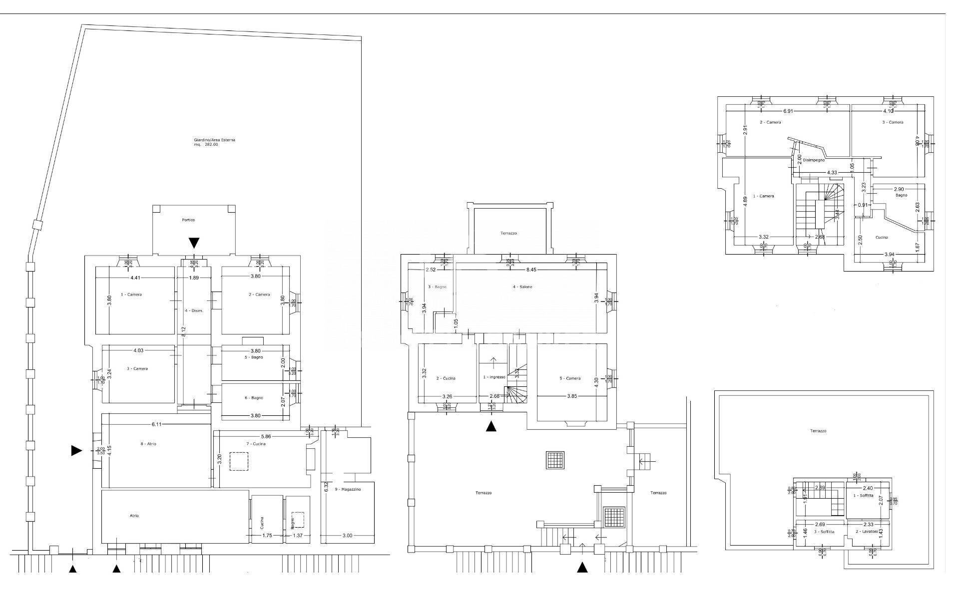 Foto 79 - Villa Via Fratelli Bandiera, Roma - floor plans 1