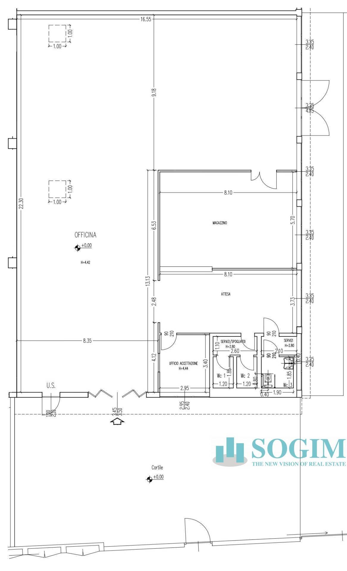 Foto 5 - Capannone Rozzano - planimetria 1
