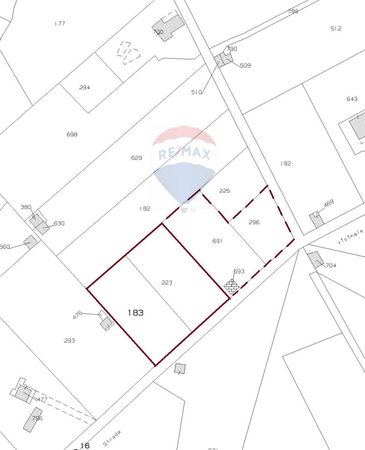 Pianta 2D - Terreno agricolo Via Colomba
 
34, Acireale - planimetria 1