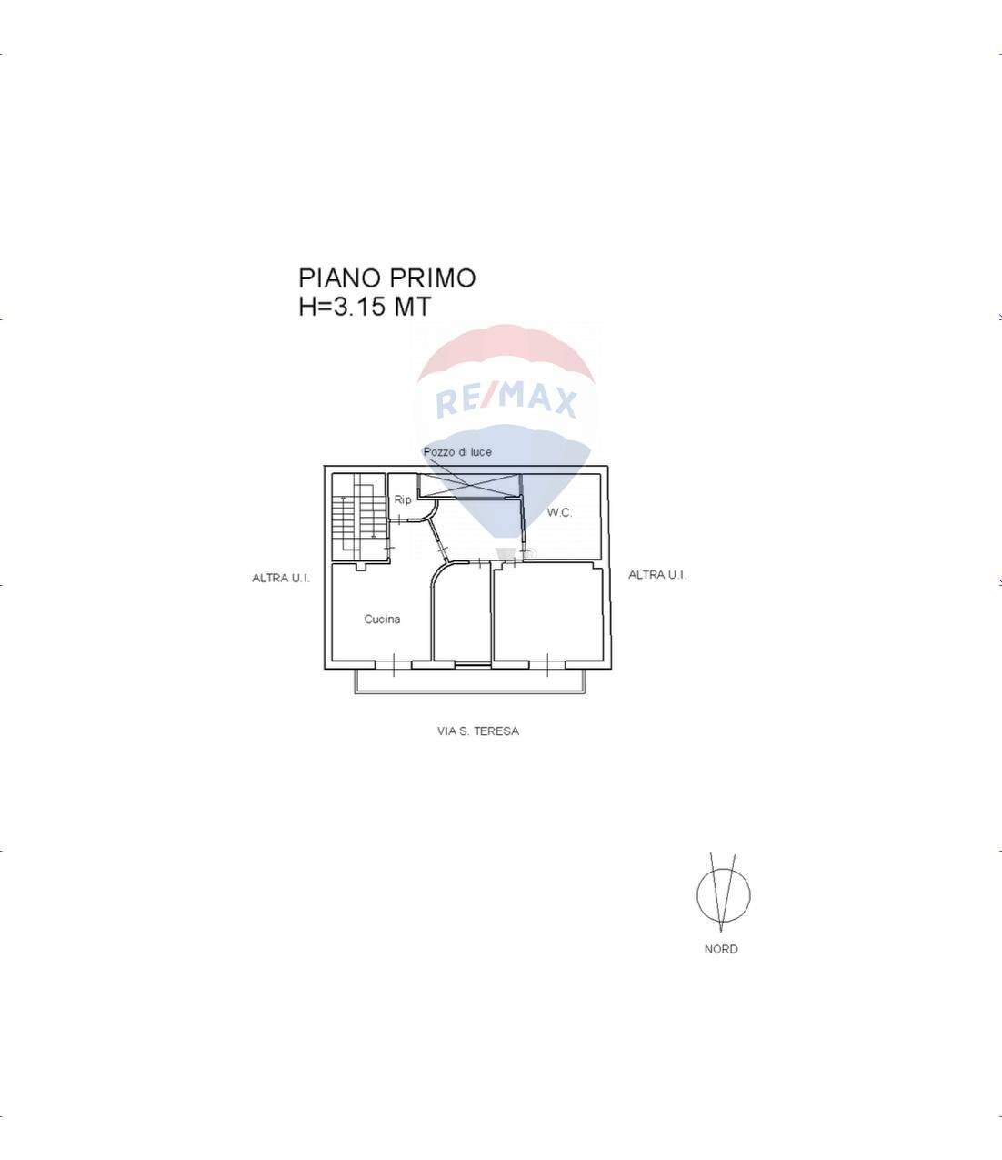 Pianta 2D - Trilocale Via Santa Teresa
 
3, Bagheria - planimetria 1