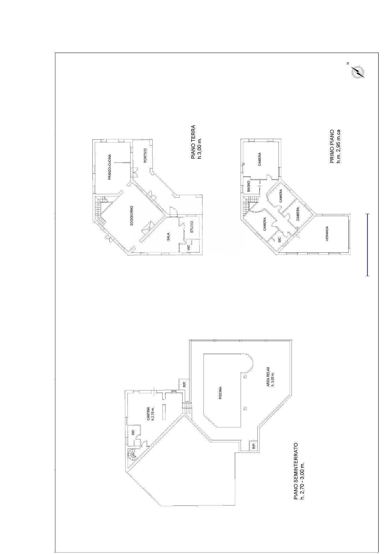 Foto 53 - Villa via pianello, Montefiore Conca - planimetria 1