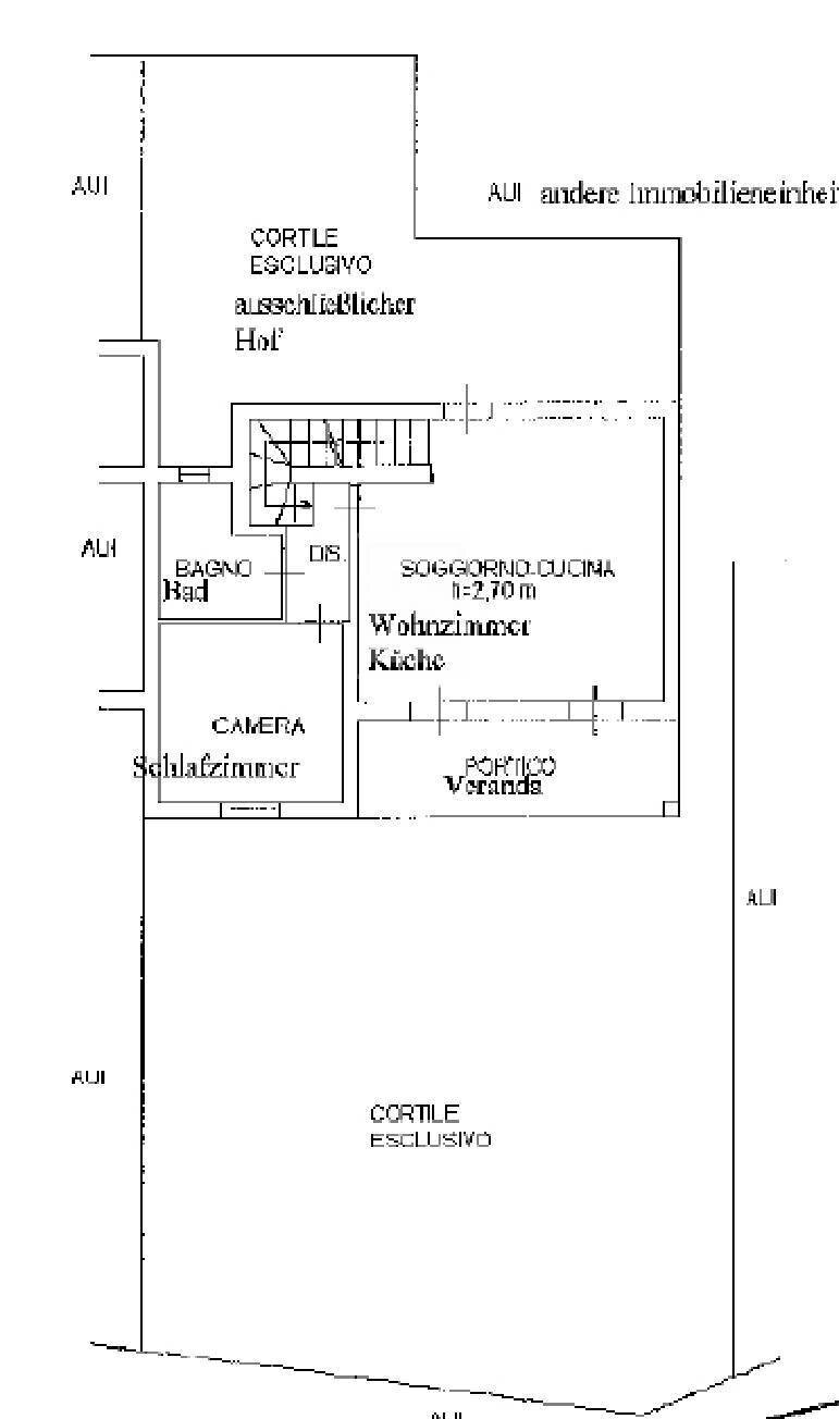 Foto 41 - Villa a Schiera Via Castellana, Soiano del Lago - planimetria 1