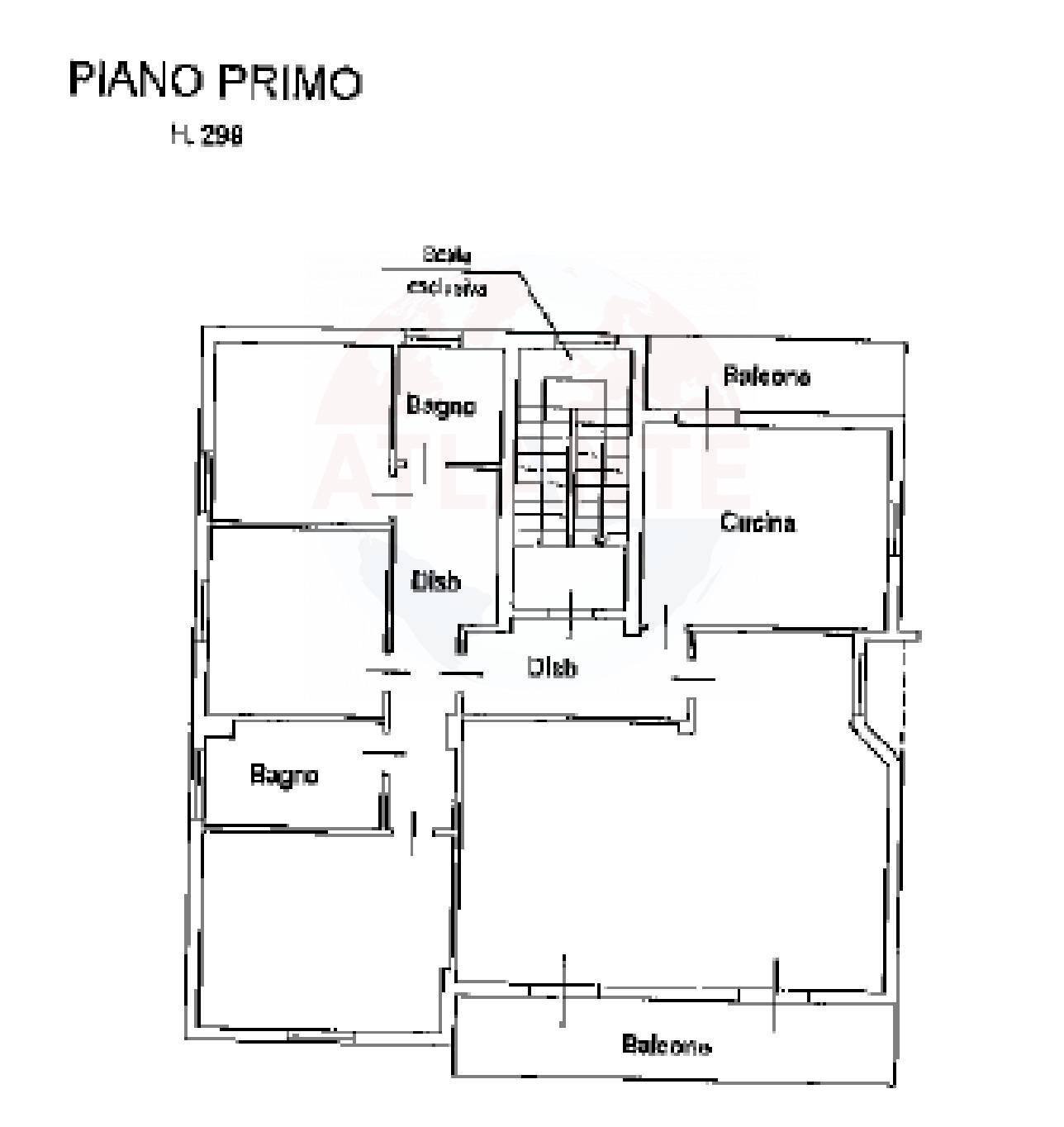 Foto 21 - Semi-detached house via Mincio
 
3, Chiari - floor plans 1