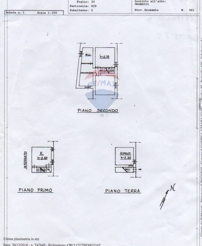 Pianta 2D - Independent house VIA BOLOGNA
 
20, Castell'Azzara - floor plans 1