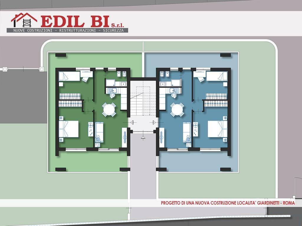 Foto 21 - Trilocale Via Alenda
 
77, Roma - planimetria 1