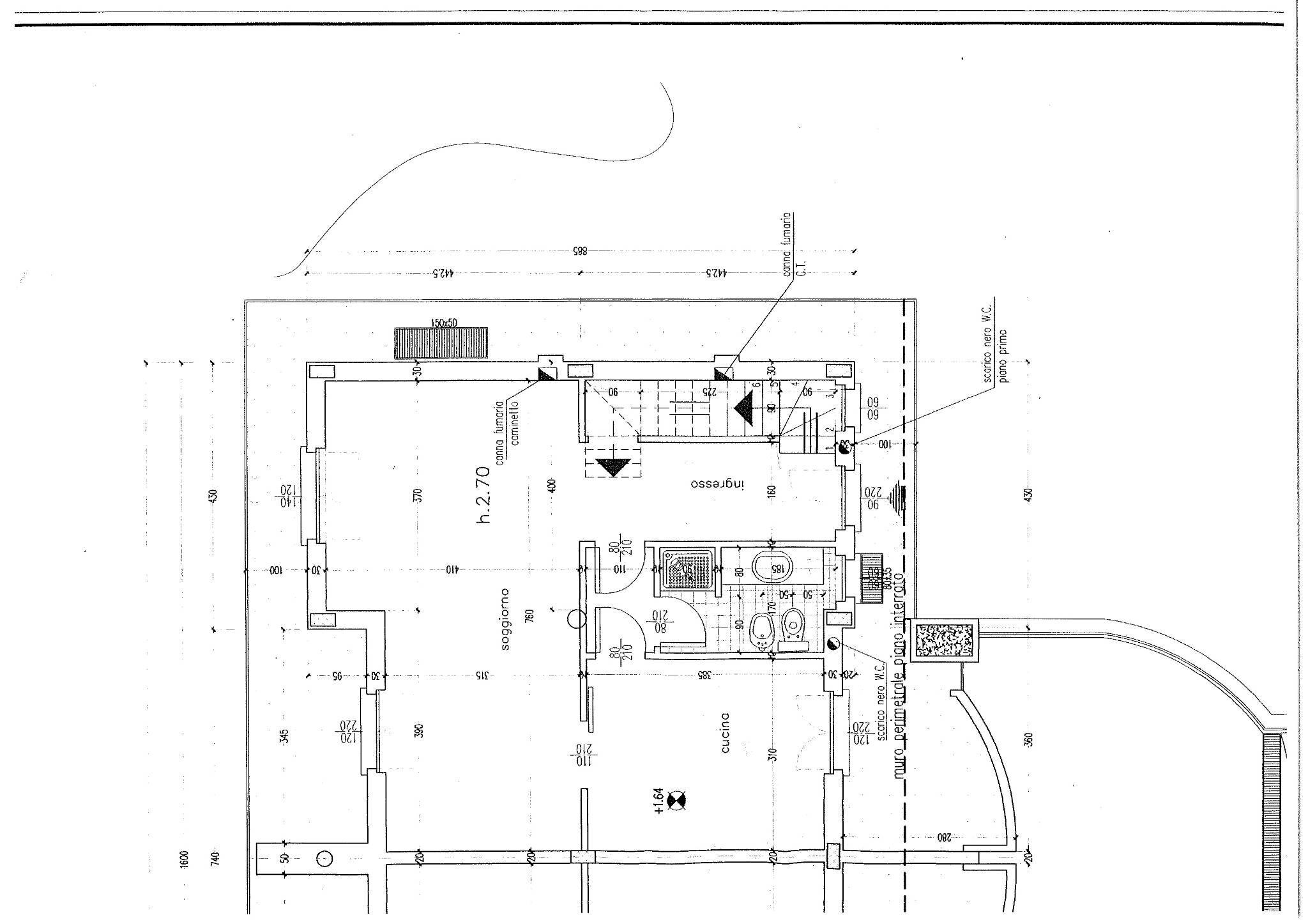 Terraced Villa strada Roaschia, 178, Chieri - floor plans 1