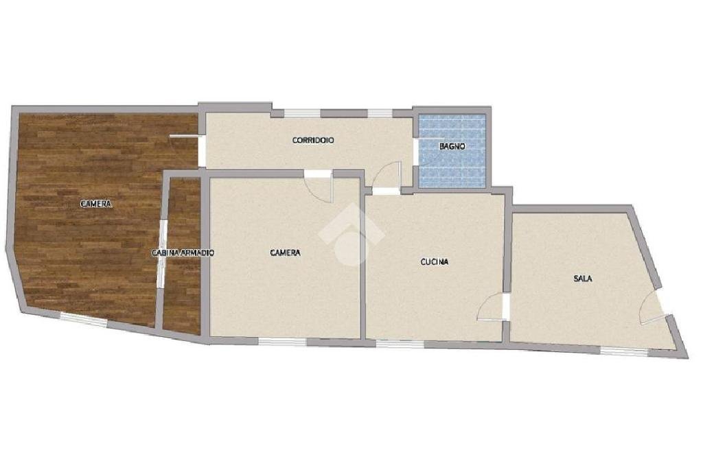 Trilocale Via Celesia, Genova - planimetria 1