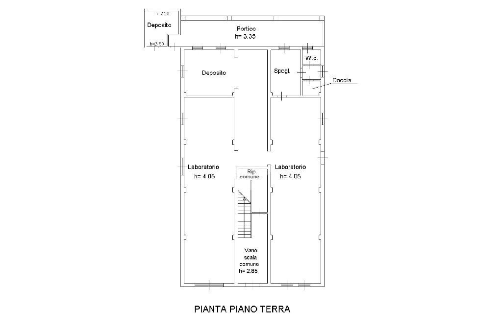 Stable - Palace Via Emilia Est, Parma (neighborhood San Lazzaro) - floor plans 1