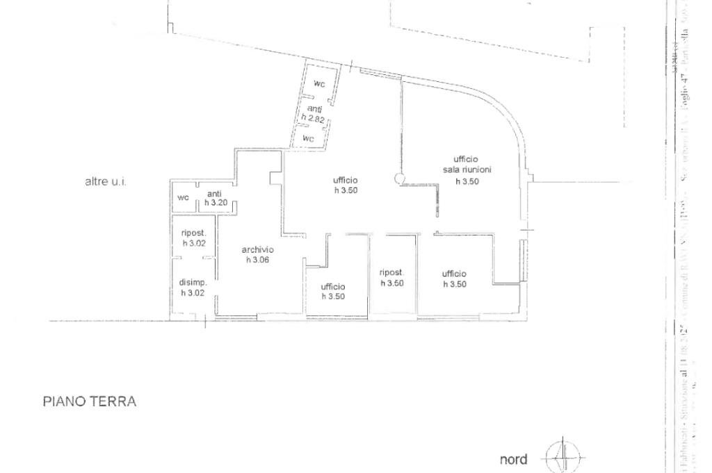 Negozio via Lago di Como, Ravenna (zona Teodorico) - planimetria 1