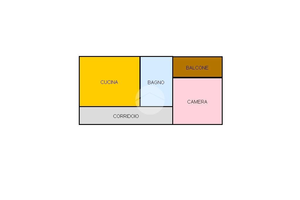 Two-room apartment Via Antonio Gramsci, Borgaro Torinese - floor plans 1