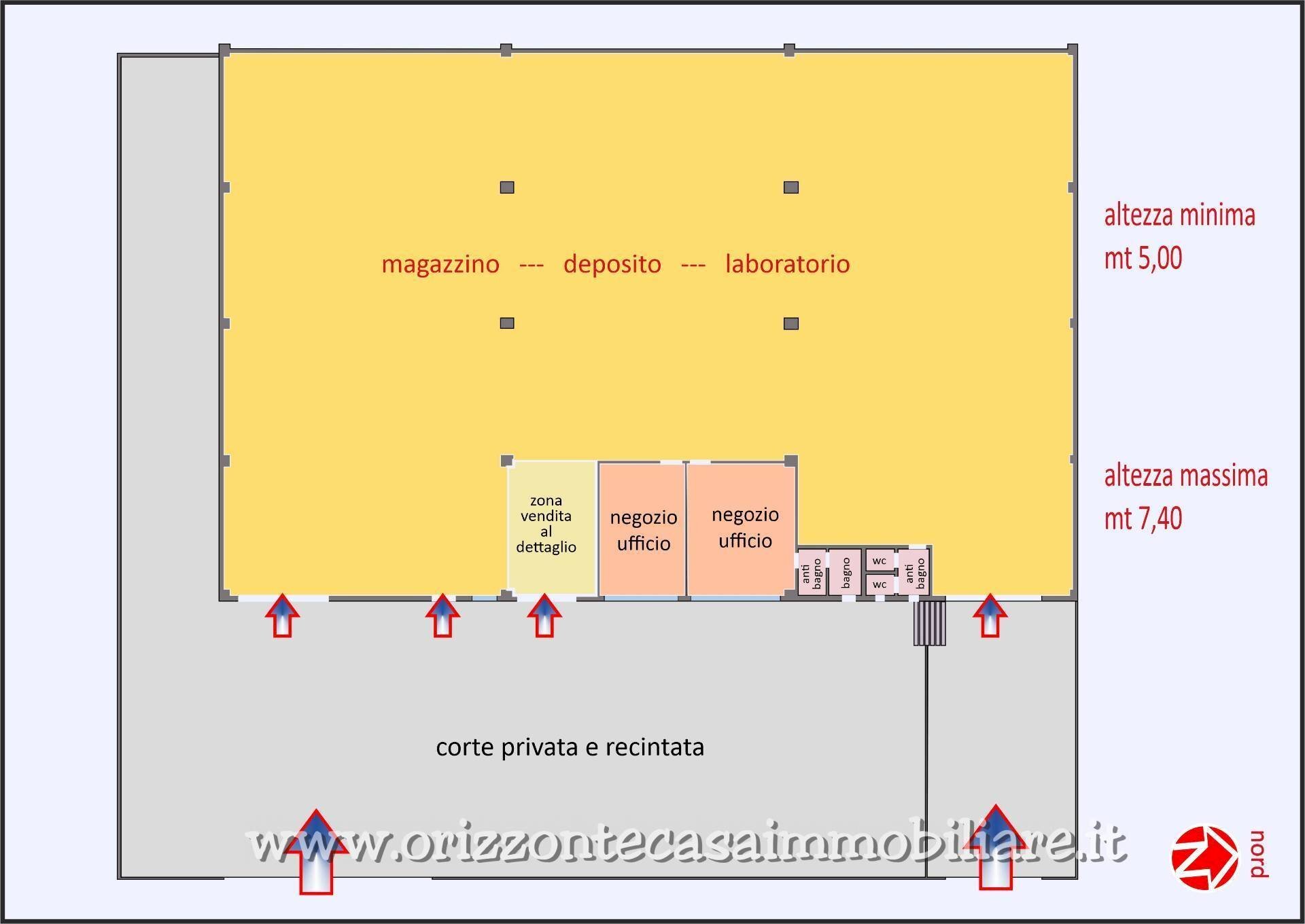 Foto 32 - Capannone Ascoli Piceno - planimetria 1