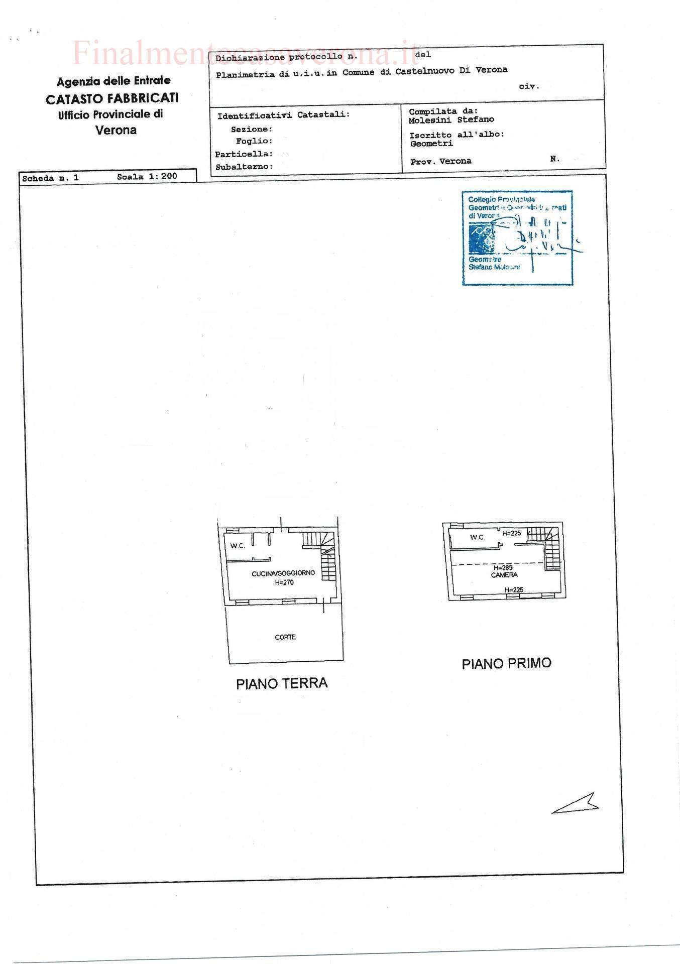 Foto 18 - Bilocale Via Modigliani
 
14, Castelnuovo del Garda - planimetria 1