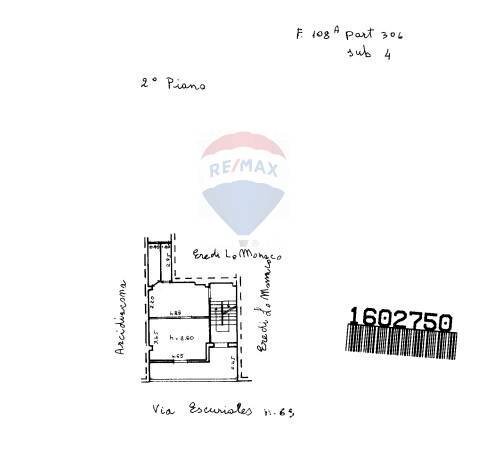 Pianta 2D - Bilocale Via Escuriales
 
67, Caltagirone - planimetria 1