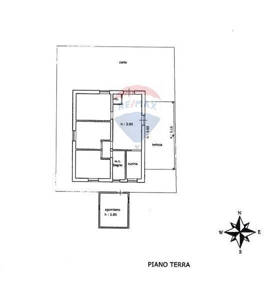 Pianta 2D - Villa via Augusteo, Ispica - floor plans 1