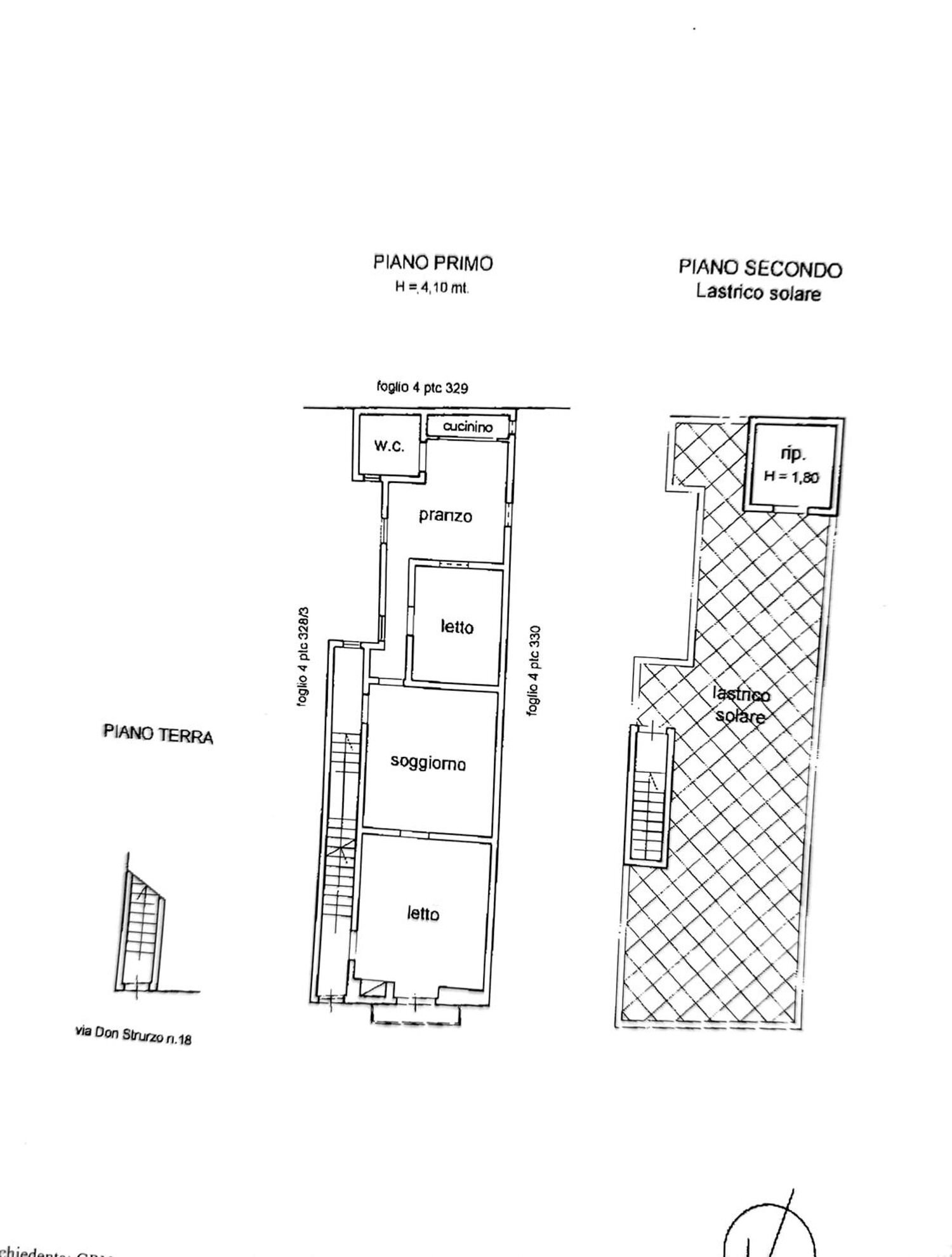 planimetria - Casa indipendente Don Luigi Sturzo, Tuglie - planimetria 1