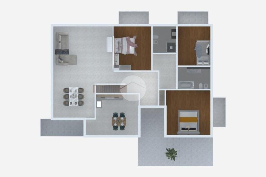 Villa Via Pisani, Vittuone - planimetria 1