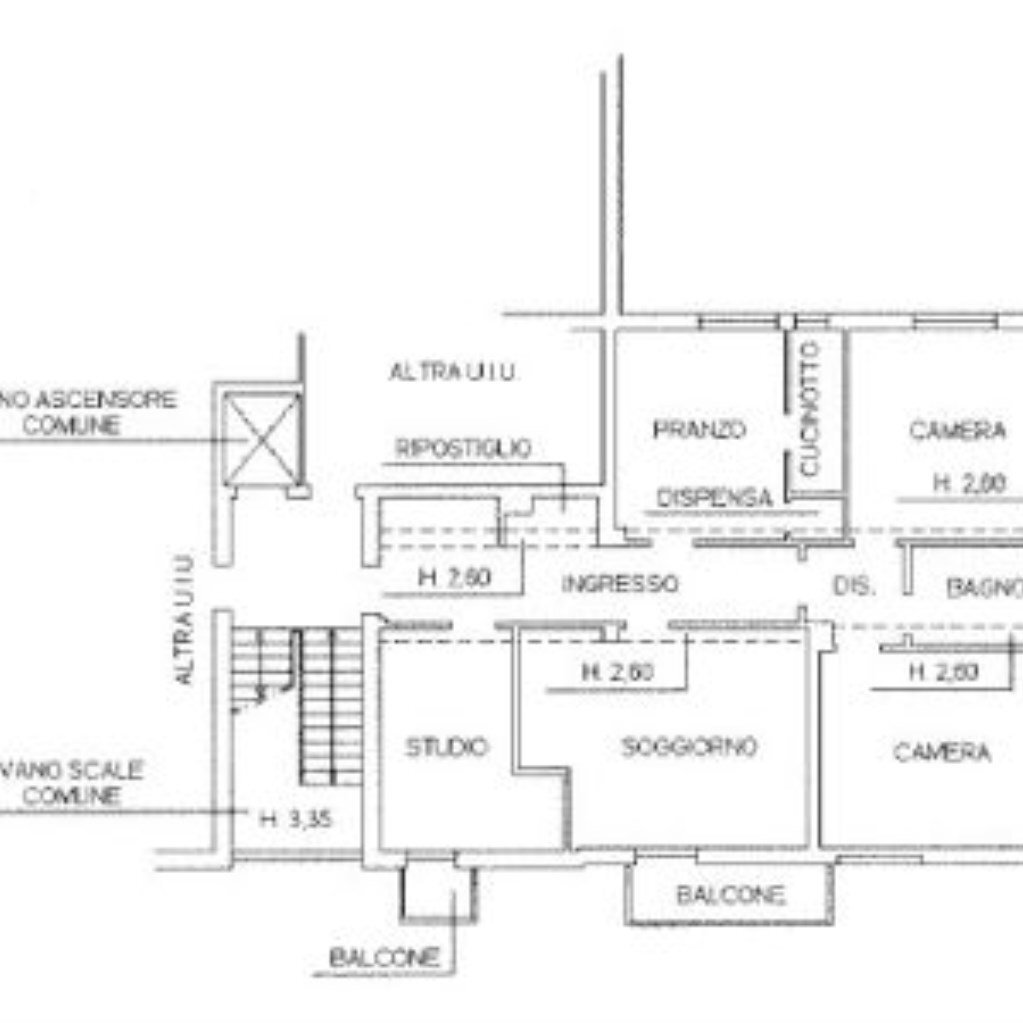 Appartamento Via Umberto Brunelli, 4, Bologna (zona Barca) - planimetria 1