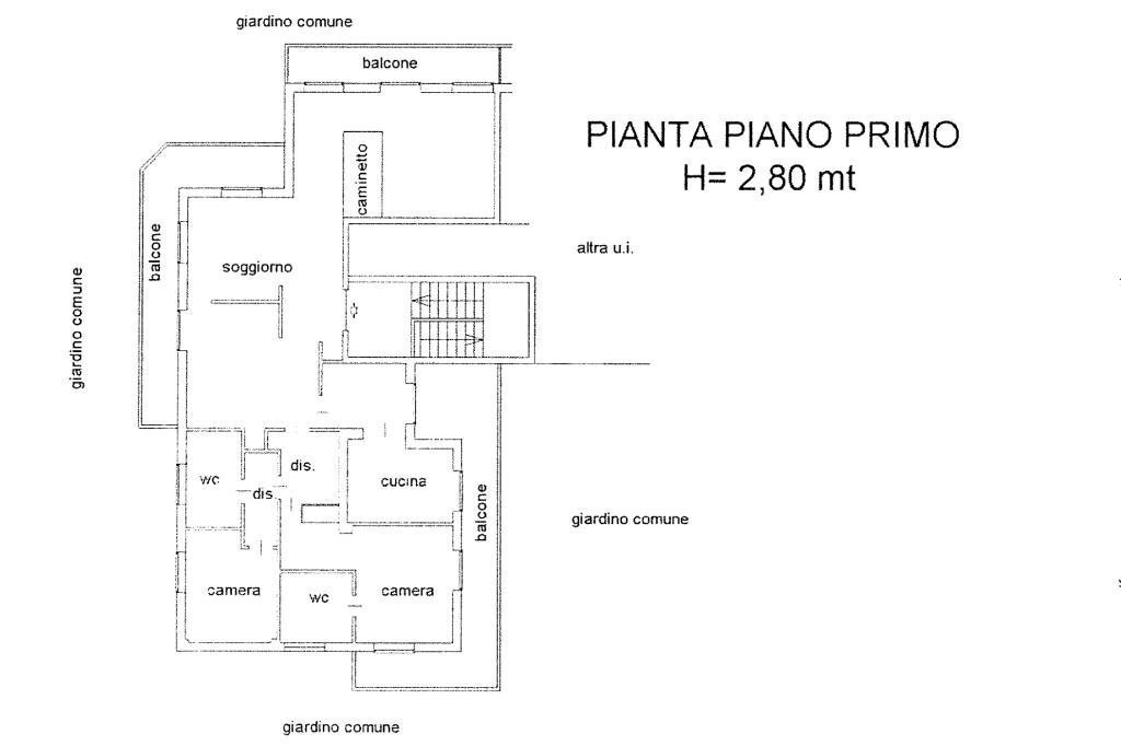 Apartment Via Circonvallazione, Pecetto Torinese - floor plans 1