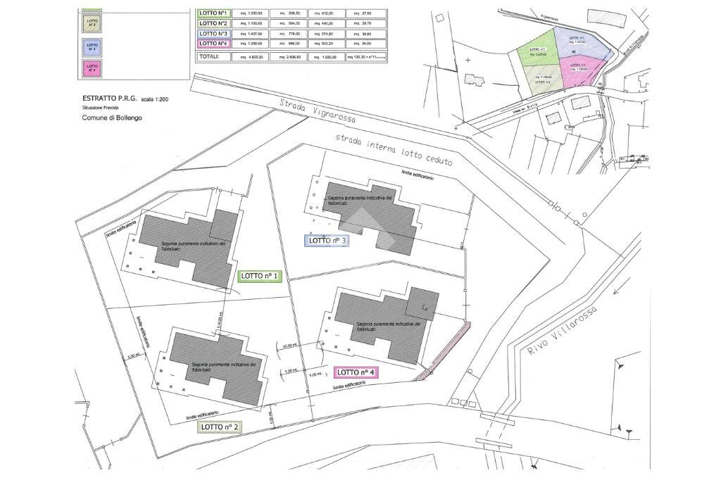 Terreno edificabile Via Biella, Bollengo - planimetria 1