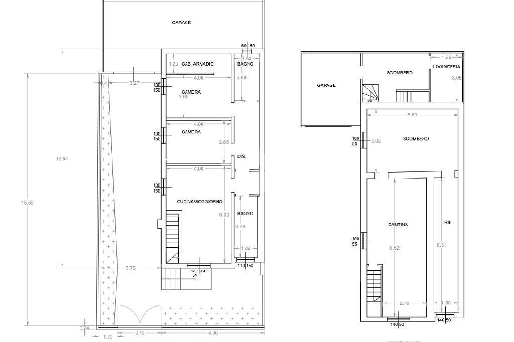 Villa Via Orazio Antinori, Rimini - floor plans 1