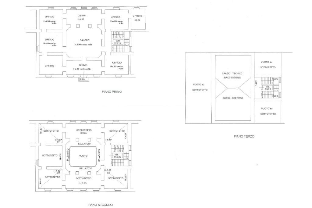 Ufficio A/10 Piazza Matteotti, Santa Sofia - planimetria 1