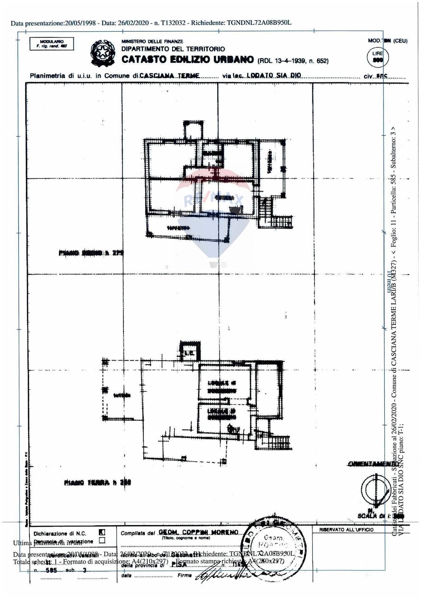 Pianta 2D - Villa Casciana Terme Lari - floor plans 1