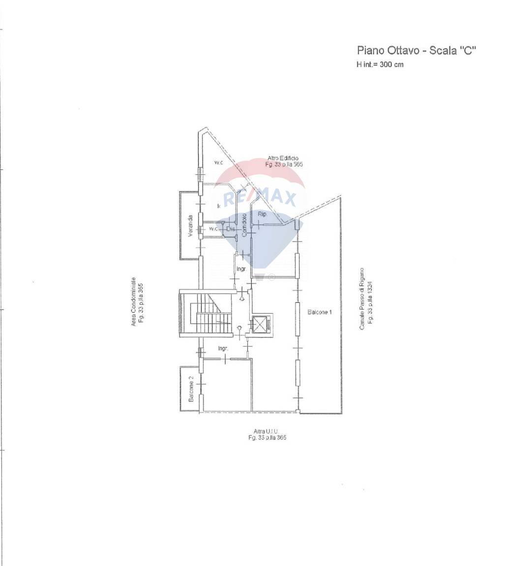 Pianta 2D - Attico Via Tommaso Gargallo
 
12, Palermo - planimetria 1