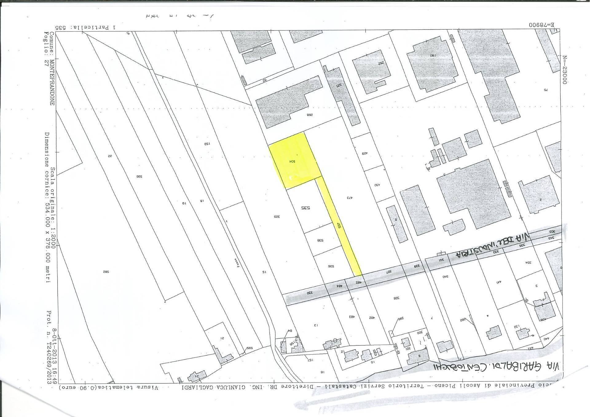 Foto 9 - Terreno edificabile Via Dell'industria, Monteprandone - planimetria 1