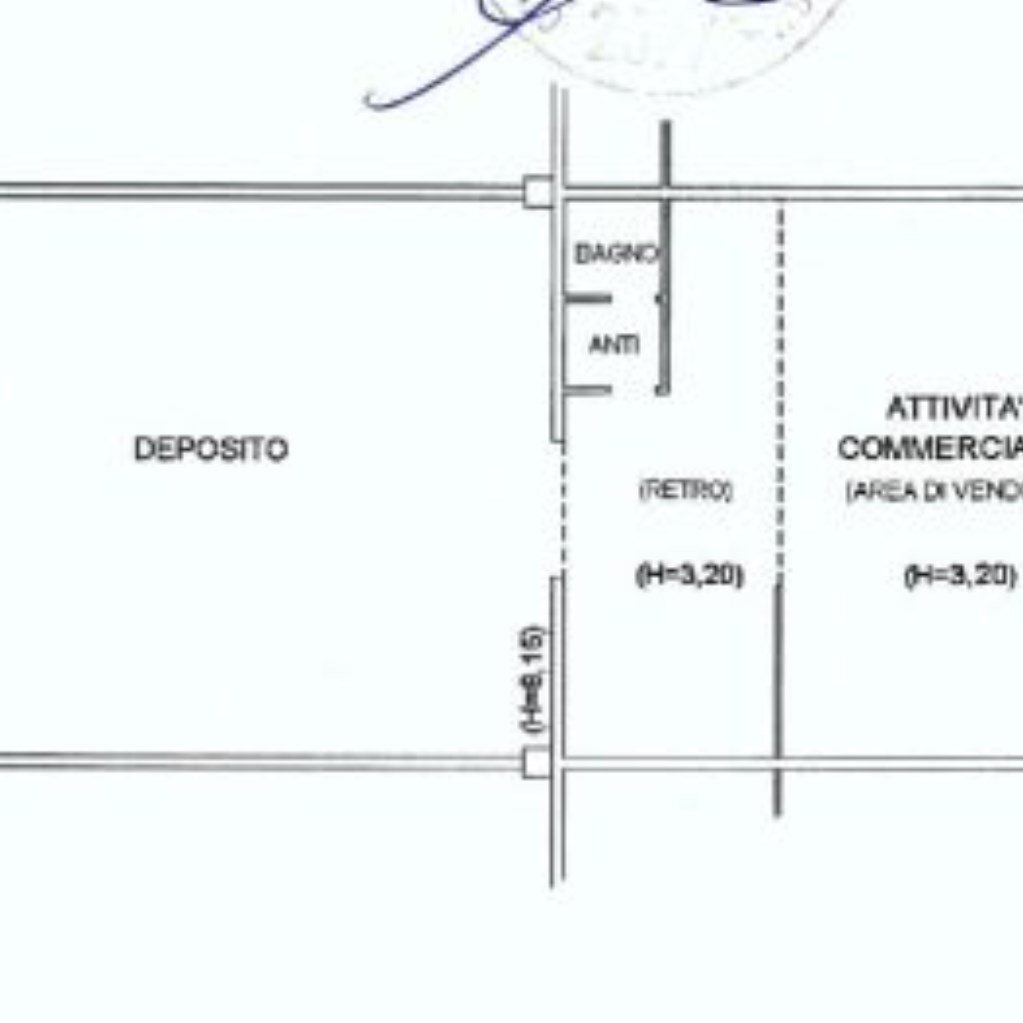 Negozio Via del Lavoro, 1, Granarolo dell'Emilia - planimetria 1
