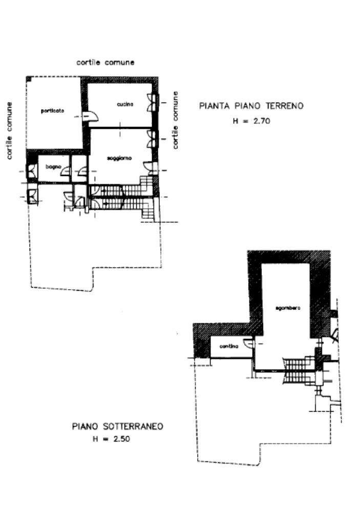 Casa semi indipendente Strada del Merlo, Villarbasse - planimetria 1