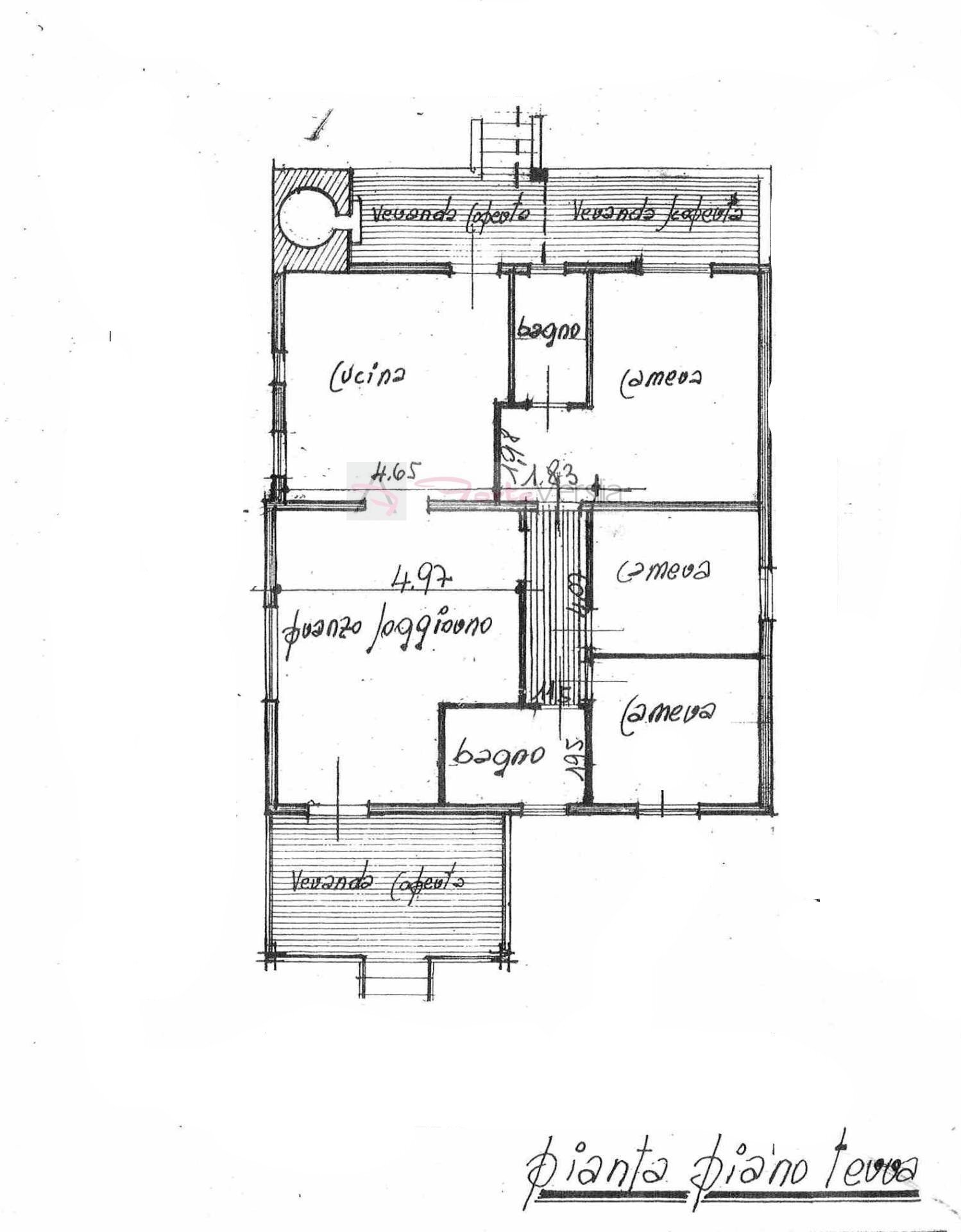 Foto 43 - Villa Pietrasanta - planimetria 1