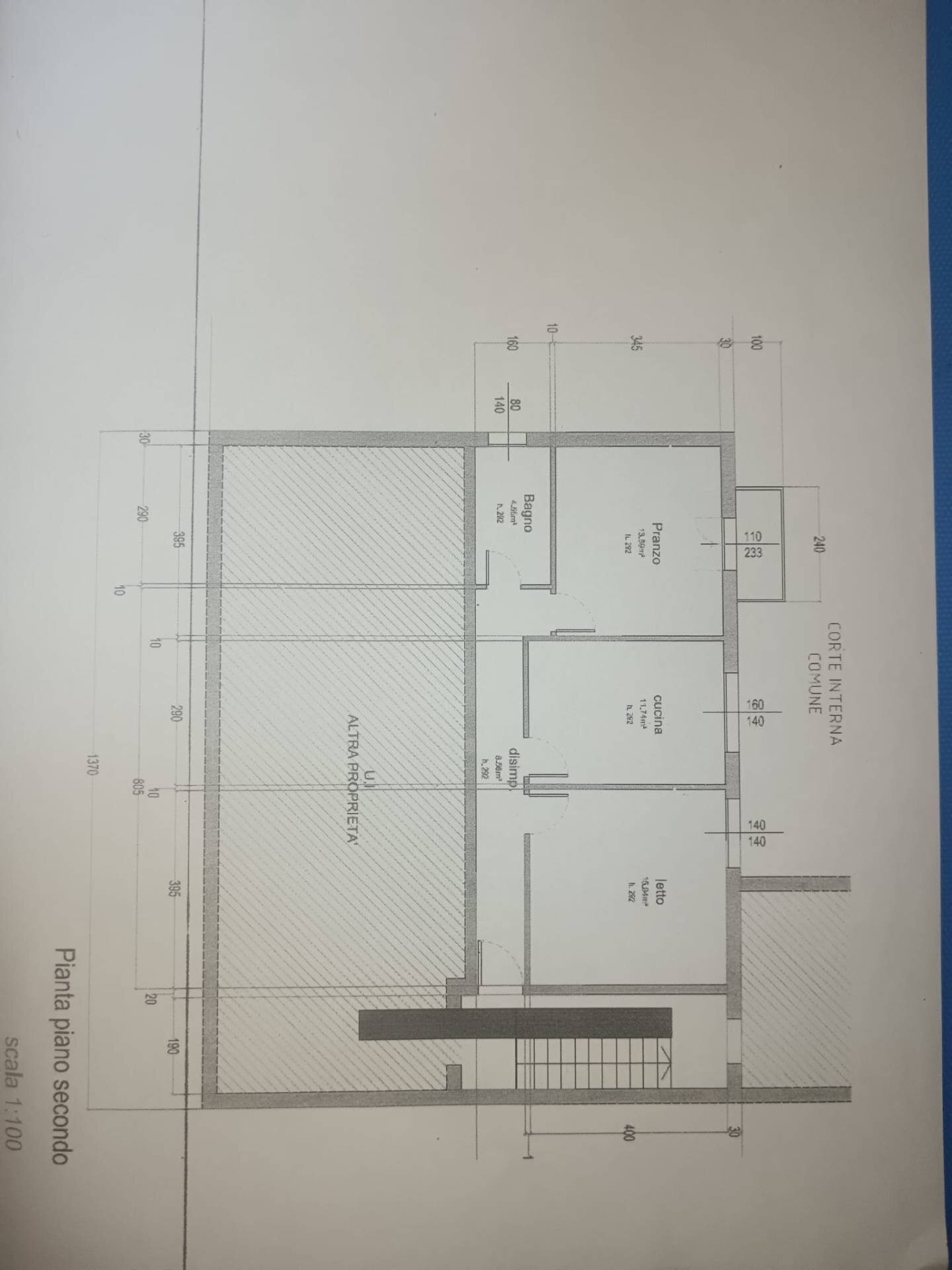 Foto 21 - Three-room apartment Via Matteo Maria Boiardo, Ferrara - floor plans 1