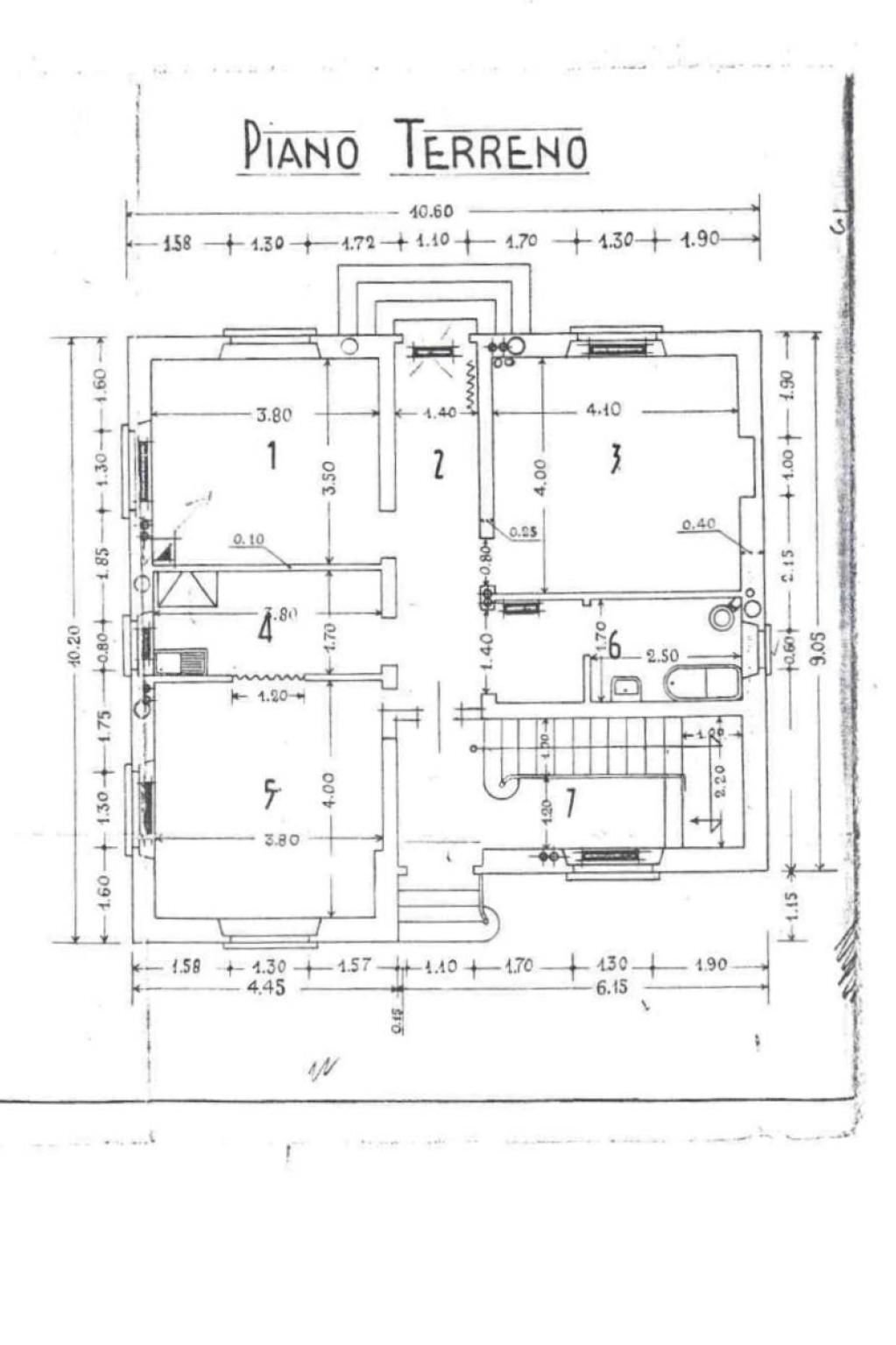 Villa corso Cesare Battisti, 67, Carignano - planimetria 1