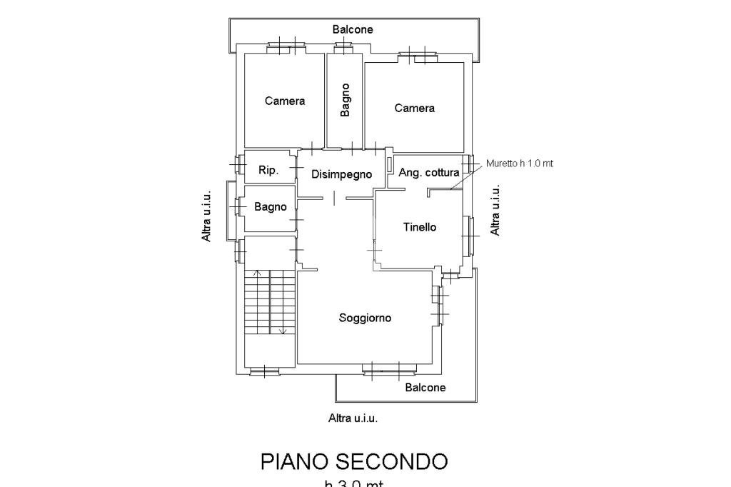 Appartamento Via Bussoleno, Collegno - planimetria 1