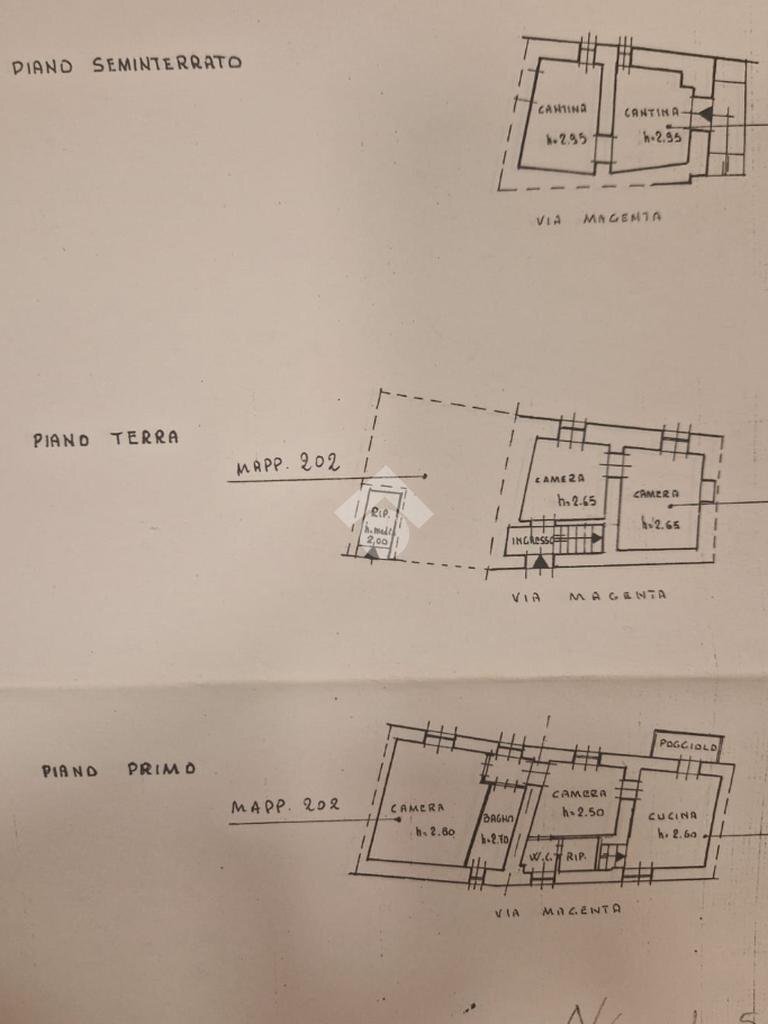 Apartment Via Magenta, Badalucco - floor plans 1