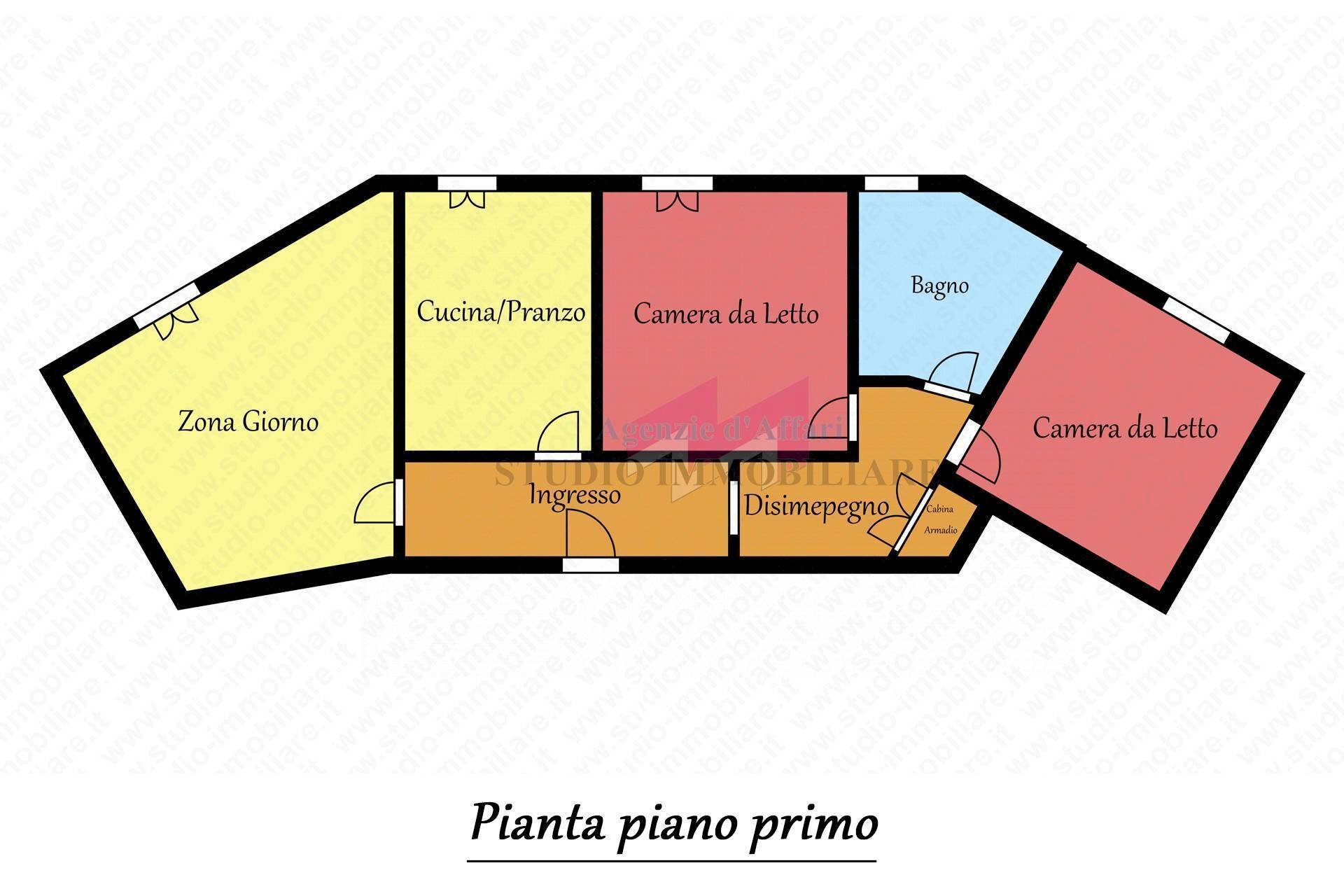 Foto 10 - Quadrilocale Via de i Goti
 
133, Bergantino - planimetria 1