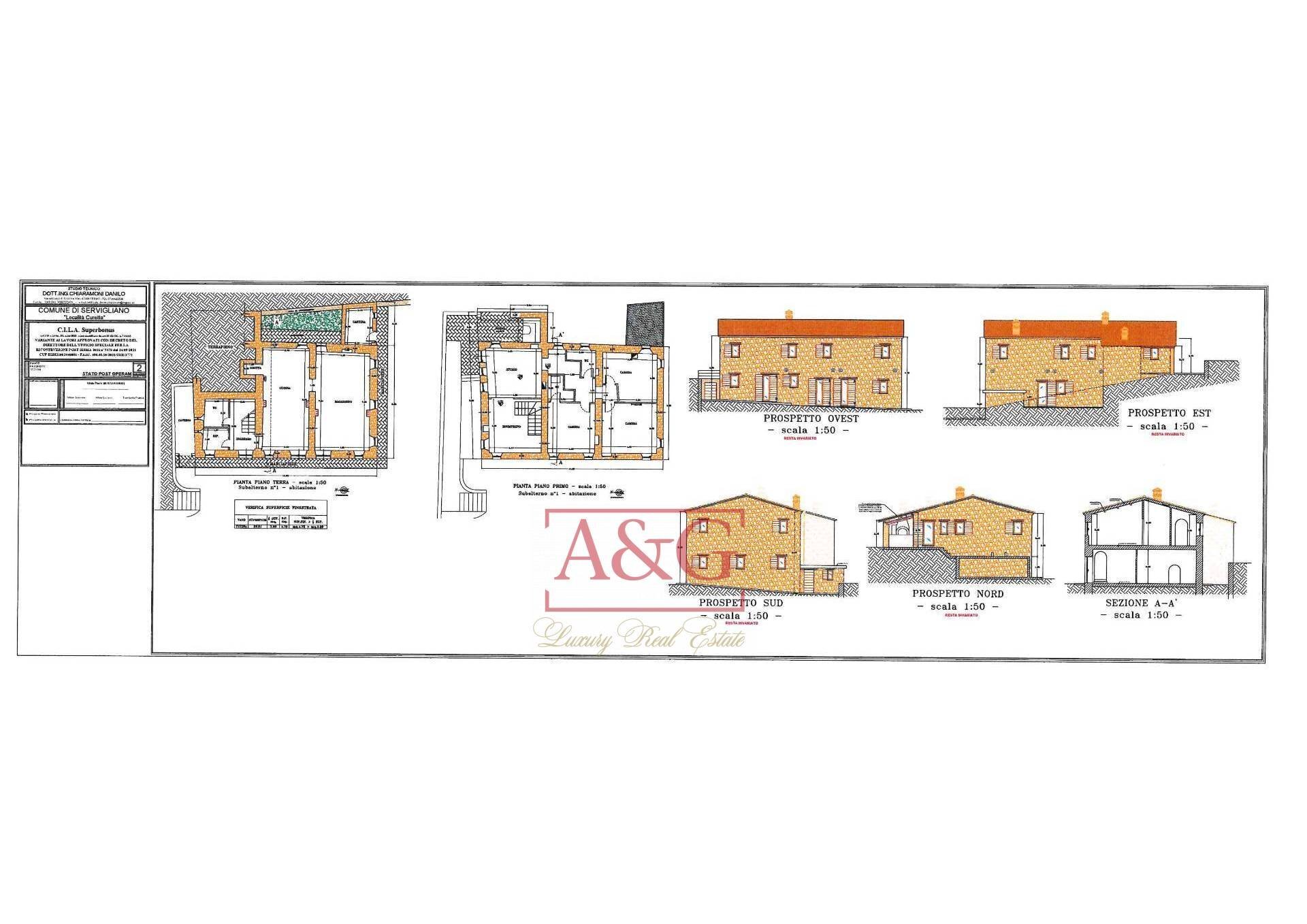 Foto 69 - Rustico contrada Santa Lucia
 
snc, Servigliano - planimetria 1