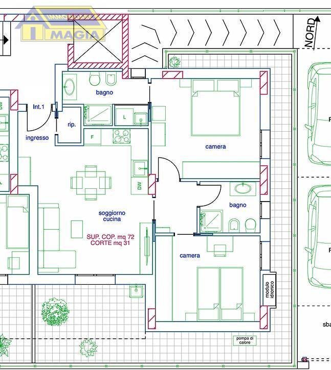 Foto 6 - Three-room apartment 02, San Benedetto del Tronto - floor plans 1