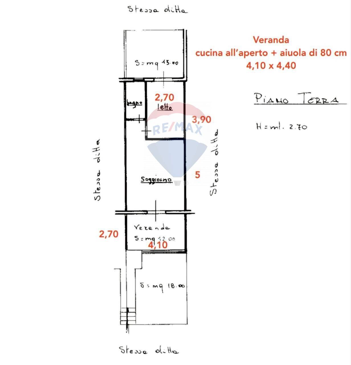 Pianta 2D - Villa a Schiera via della lanterna
 
35, Sciacca - planimetria 1