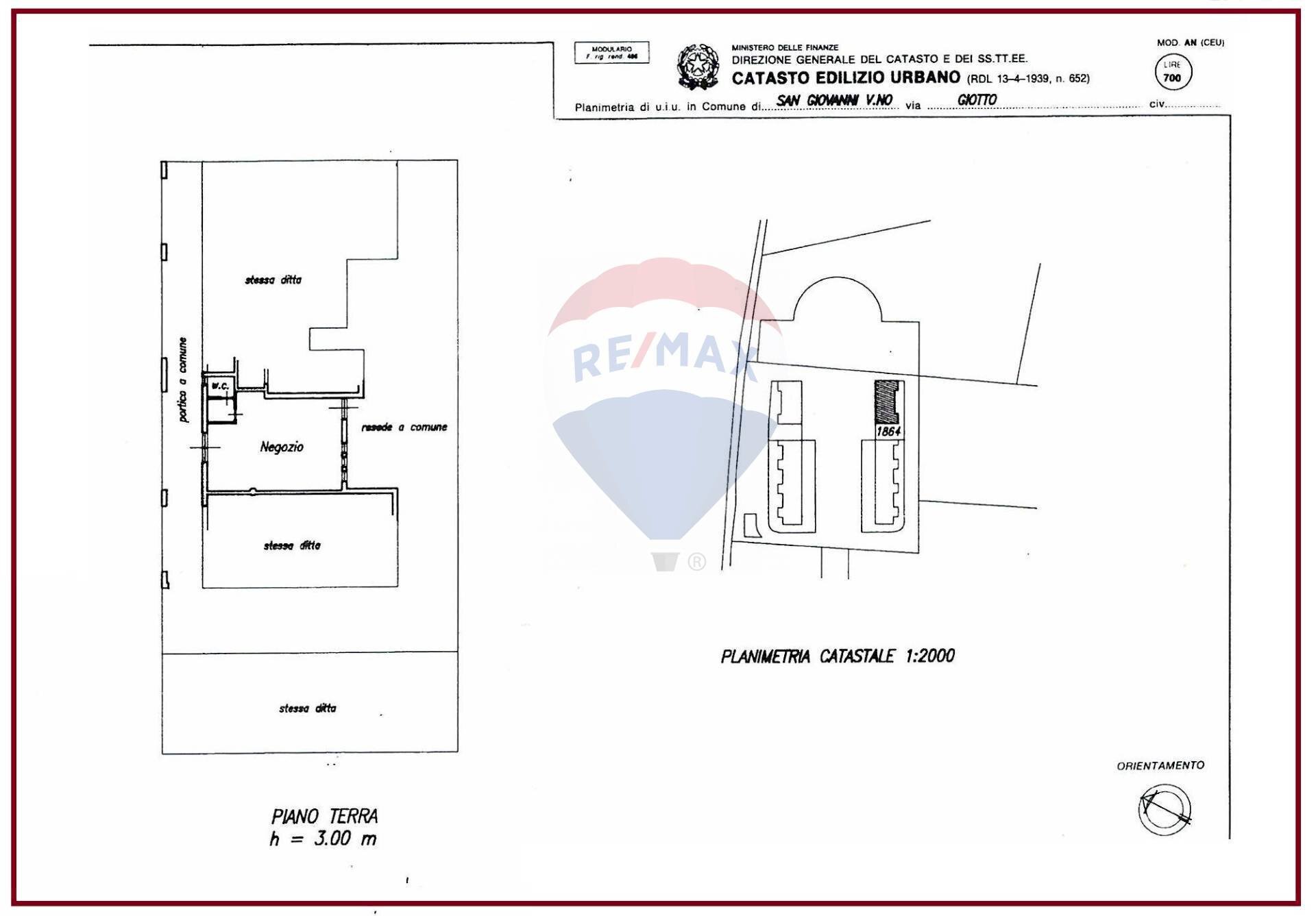 Pianta 2D - Shop Via Giotto
 
2, San Giovanni Valdarno - floor plans 1