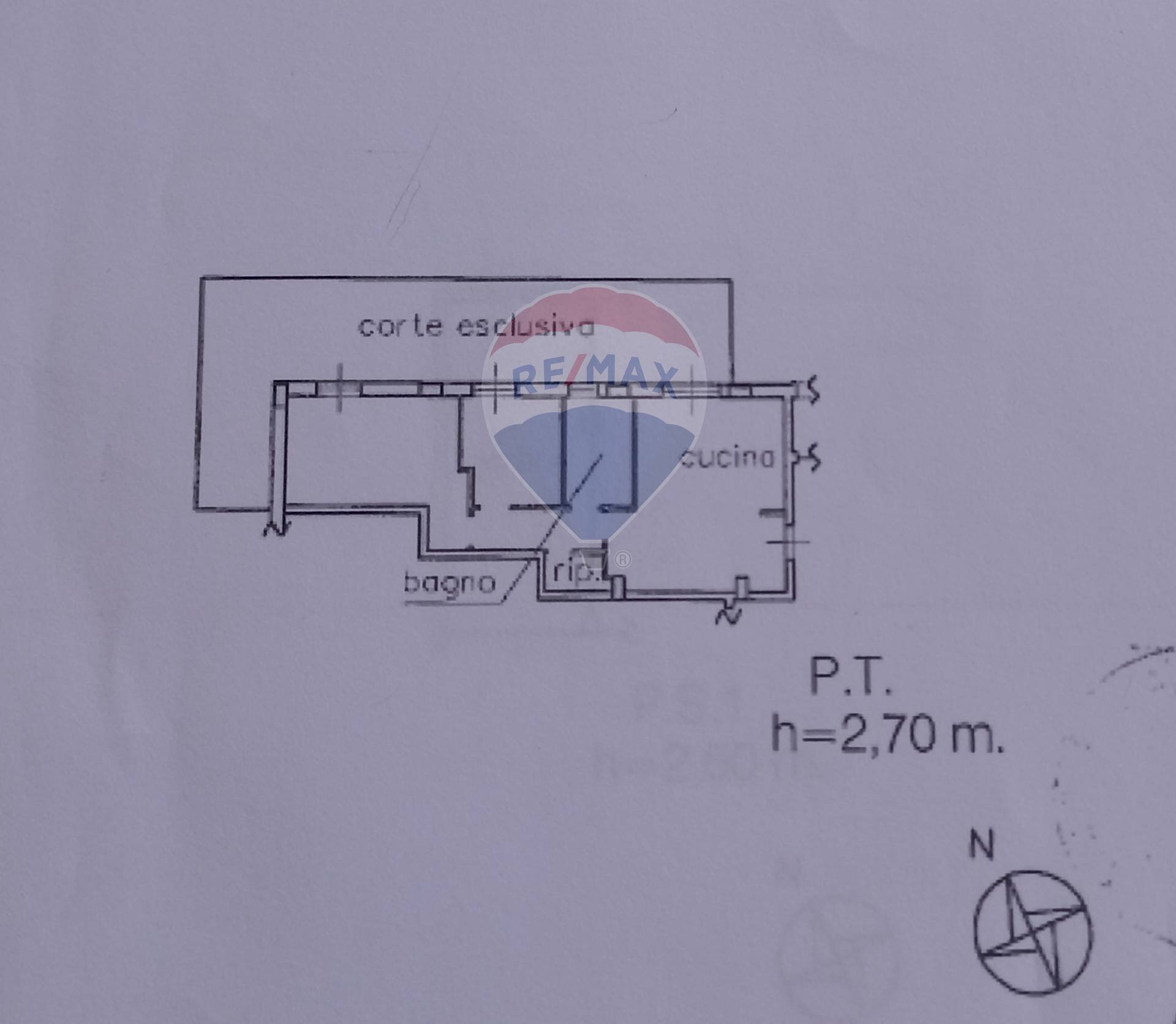Pianta 2D - Trilocale Piazzale Menechen
 
3, Recanati - planimetria 1