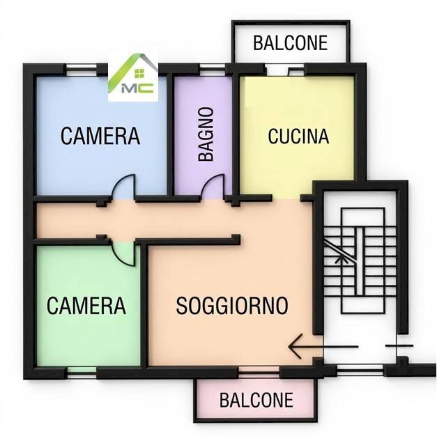 Foto 2 - Trilocale Via Chiesa
11, Pozzo d'Adda - foto 2