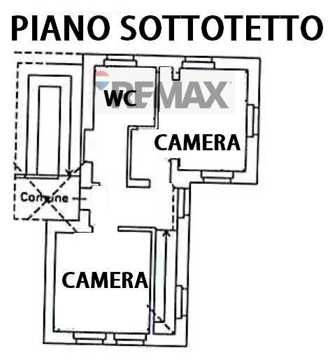 Pianta 2D - Casa semi indipendente Corso Italia
 
56, Busto Arsizio - planimetria 1