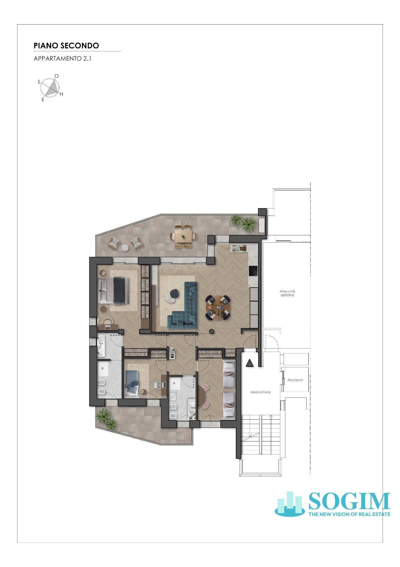 Foto 16 - Quadrilocale via Medici
 
21, Monza - planimetria 1
