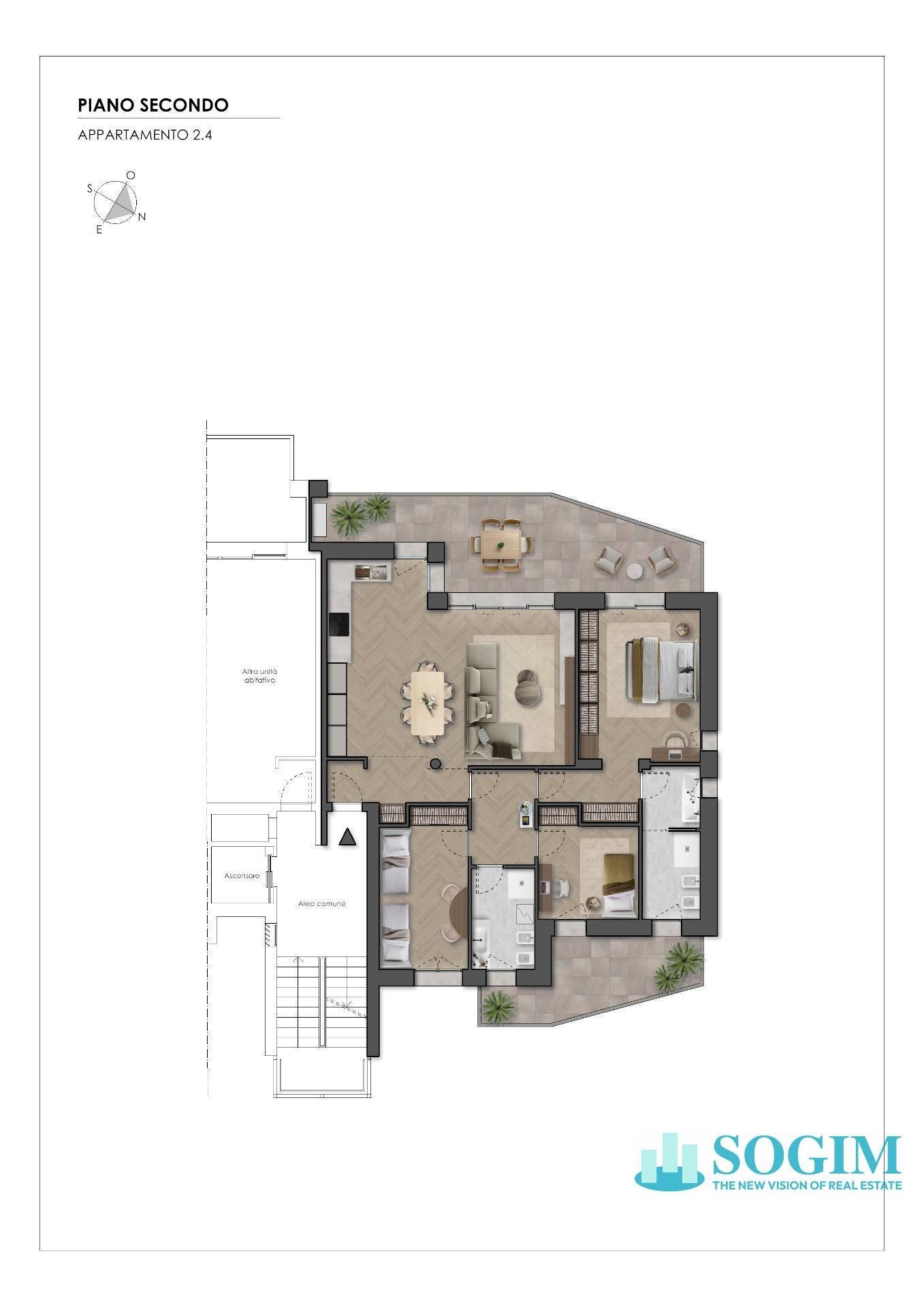 Foto 17 - Four-room apartment via Medici
 
21, Monza - floor plans 1